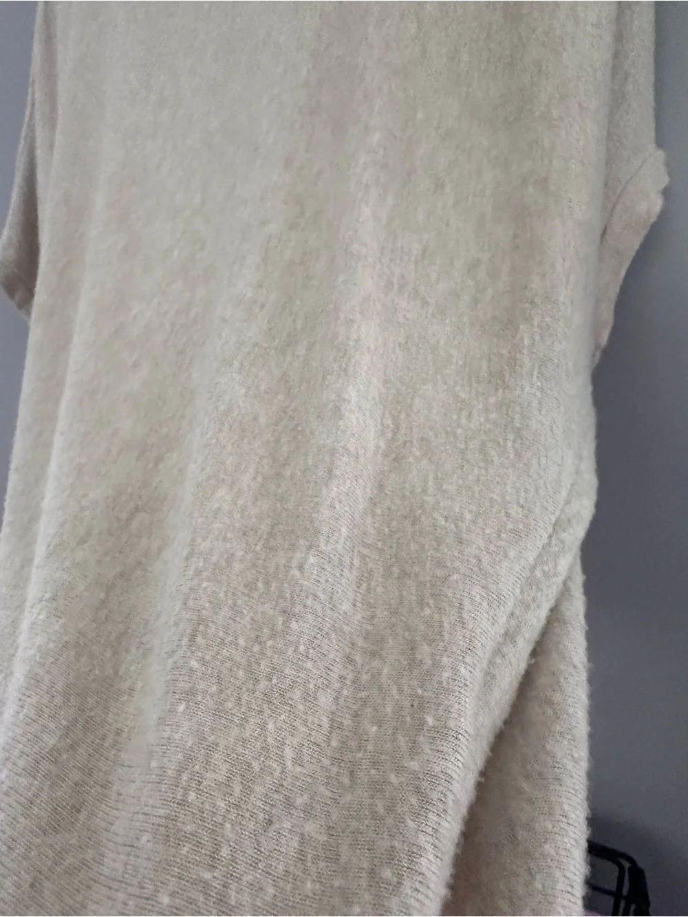 Michael Stars Relaxed Short-Sleeve Dolman Pullover in Taupe